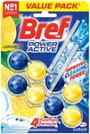 Bref Power Active Juicy Lemon, Rim Block Toilet Cleaner, 2x50g