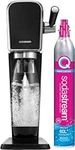 SodaStream Art Sparkling Water Maker With CO2 Cylinder And 1L Dishwasher Safe Bottle, Black