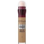 Maybelline Instant Anti Age Eraser Eye Concealer, Dark Circles and Blemish Concealer, Ultra Blendable Formula, 02 Nude