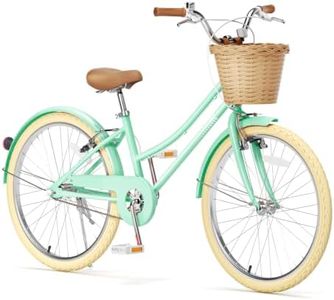 Glaf 12 14 16 18 20 24 Inch Girls Bike for 2-15 Years Old (Green, 24 Inch)