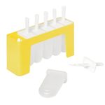 Tovolo Classic Pop Molds Popsicle Making Tray with Six Sticks for Mess-Free Frozen Treats, Sun Ray