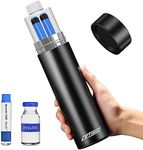 48H Insulin Pens Cooler Travel Case TSA Approved Diabetic Medicine Travel Cooler, Portable Insulin Medical Cooler - Black