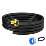 16FT Dehumidifier Drain Hose 3/4 Inch FHT Connection (Black, 16FT)