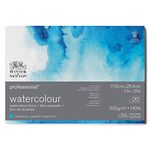 Winsor & Newton Professional Watercolor Paper Block, 7" x 10", Cold Pressed