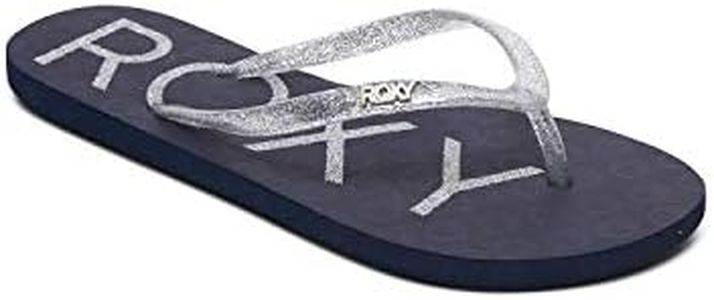 Roxy Women's Viva Sparkle Beach & Pool Shoes, Blue (Navy NVY), 8 UK, Blue Navy NVY, 10 US