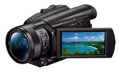 Sony FDR-AX700 4K HDR Camcorder with 273-point Fast Hybrid autofocus system, Super Slow Motion, and S-Log3 - Black