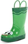 Western Chief Frog Rain Boot (Toddler/Little Kid/Big Kid),Green,7 M US Toddler