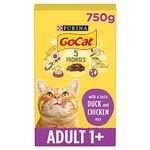 Go-Cat Chicken & Duck Dry Cat Food 750g, Pack of 5