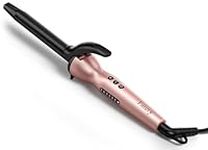 Farery 3/4 Inch Curling Iron for Tighter Curls, Small Barrel Ceramic Small Hair Curler, Small Curling Wand, Thin Tourmaline Ceramic Barrel Tongs, Adjustable Temperature, Dual Voltage, Auto Shut Off