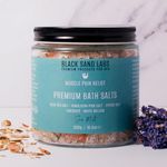 Black Sand Labs Premium Bath Salts for Her, Premium Blend of Dead Sea, Himalayan Pink & Epsom Salts for Muscle and Joint Pain Relief, Luxury Bath Salts for Women (Sea Mist)