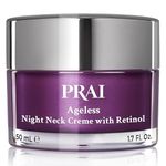 PRAI Beauty - Ageless Throat & Decolletage Night Cream for Women, Premium Skincare Hydrolyzed Collagen Neck Cream with Hyaluronic Acid & Shea Butter, Anti Aging Face Cream | 50ml