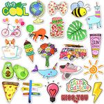 SUSIHI Summer Stickers Aesthetic Cute Stickers for Laptop Stickers for Teens Girls Aesthetic Stickers for Water Bottles Stickers for Waterproof Trendy Vinyl Sticker Pack（50Pcs）