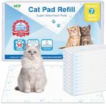 Cat Litter Pads Superior Absorbent 50 Count Scent Generic Refill Compatible with Tidy Cat Breeze Litter System 16.9x11.4 Inch Enhanced Odor Control