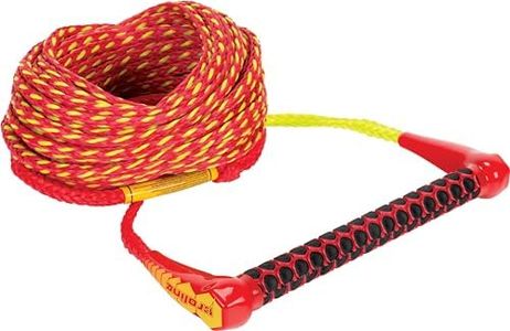 Proline 75ft Waterski Rope, Red/Yellow