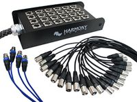 Harmony Audio HA-SB24100 Pro Stage XLR Snake Cable Box 24 Channel