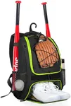 Goloni | Baseball Backpack Bag For Adult and Youth Baseball & Softball Equipment Bags Bat bag | shoes compartment & Fence Hook