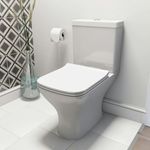 Orchard Derwent Square Compact Close coupled Toilet with Slimline Soft Close Toilet seat