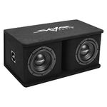 Skar Audio Dual 8" 1400W Loaded SDR Series Vented Subwoofer Enclosure | SDR-2X8D4