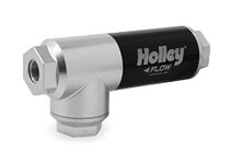 Holley 12-876 Holley EFI Filter Regulator Combines Fuel Filter/Regulator Into 1 Assembly 175 GPH 10 Micron Filter -8AN Ports Internal Regulator Preset At 59.5 PSI Holley EFI Filter Regulator