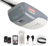 Genie SilentMax 1000 Garage Door Opener - Ultra-Quiet Belt Drive - Includes two 3-Button Pre-Programmed Remotes, Wall Console, Wireless Keypad, Safe T-Beams - Model 3042-TKH, 140V DC Motor