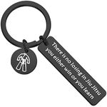 FOTAP Jiu Jitsu Keychain Martial Artist Gift Gifts for Martial Art Lovers (Jiu Jitsu BLK)