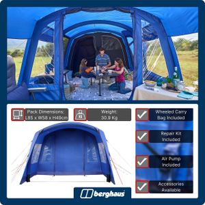 Berghaus Air 400XL 4-Person Inflatable Tent – Spacious Family Camping