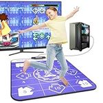 BEBAPOW USB Dance Mat for PC/Computer, Upgraded Dance Pad for Exercise & Fitness with Dancing Game Software, Compatiable with Win7/ Win10/ Win11, 7 Difficulty Levels for Kids/Adults