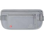 Money Belt for Travel - Slim Passport Holder Travel Pouch to Protect Your Important Papers and Money - Soft Innovative Rip-Stop Fabric, Secure and Water Resistant w/RFID Blocking Sleeves Set