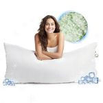 Mastery Mart Memory Foam Cooling Full Body Pillow for Adults, Side Long Bed Pillow for Pregnancy - Eco Breathable - Adjustable Loft Support for Neck/Back/Leg/Maternity