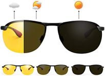 LJIMI Photochromic Sports Sunglasses with Polarized Lens for Men and Women Outdoor Driving Cycling Fishing 100% UV400 Protection Eyewear Anti Glare Eyeglasses Reduce Eye Fatigue Safety Glasses Shades