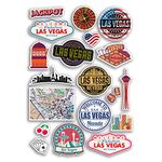 A4 Sticker Sheet Las Vegas Vinyl Stickers - Casino USA America Sign Nevada Flag Holiday Luggage Travel #78869