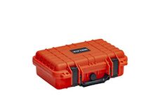 MEIJIA Portable All Weather Waterproof Protective Hard Case,Camera Case with Customizable Fit Foam,Fit use of Drones,Camera, Equipments, 11.65 x8.35x3.78inches (Orange)