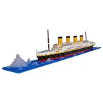 LULUFUN Titanic Ship Model Building Block Set, DIY Nano Micro Building Blocks Toys,Educational Toy, Gift for Adults and Children(1860 pcs)