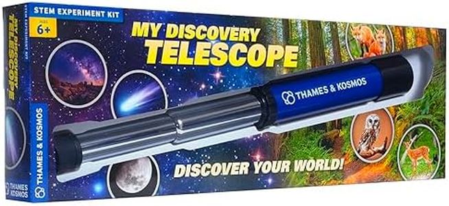 Thames and Kosmos | 676919 | My Discovery Telescope 12X Optical Magnification | Watch Wildlife and View The Stars At Night | Nature Discovery | Ages 6+