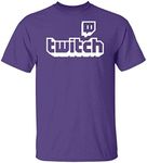 keoStore Cool Twitch Tv T-Shirt Funny Purple Gaming Top Gamer Tee Fathers T-Shirt