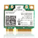 Intel Dual Band Wirless 7260-MQUPIN Intel 7260.HMW Dual Band Wireless WiFi Card -AC 7260 Network Adapter+Bluetooth 4.0 USE for Intel AC Half Mini Pcie Card 802.11 b/a/g/n/ac