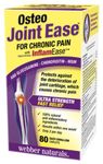 Webber Naturals Osteo Joint Ease with InflamEase, Glucosamine, Chondroitin, and MSM, 80 Caplets, Helps Ease Joint Pain Associated with Osteoarthritis