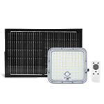Gesto 100W Solar Outdoor Motion Sensor Light with Remote Control, IP67 Waterproof LED Flood Light, Dusk to Dawn Security Light for Garden, Garage, Patio, Camping, Pathway & Factory, 12000mAh Battery