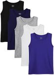 Poroka 5 Pack Boys' Tank Undershirt