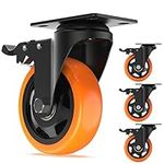 4 inch Swivel Caster Wheels with Sa