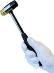 BOOSDEN Double-Faced Soft Hammer Mallet, Rubber Hammer, Soft Hammer for Home Decoration Installation Hand Tool, 25mm