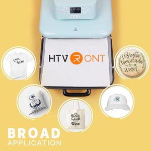 HTVRONT Auto Heat Press Machine 15x15 Inch – Fast, Even Heating