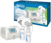 Dr. Brown's Customflow Hospital Strength Double Electric Breast Pump with Adjustable Settings, includes Breast Milk Collection Bottles, Flanges & Other Pumping Essentials