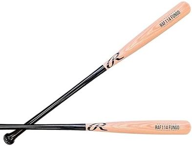 Rawlings | Wood FUNGO Training Bat | Baseball/Softball | Northern Ash | 35" | 2025 - Black/Natural