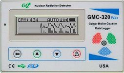 GQ GMC-320+V5 Digital Geiger Counter WiFi Wireless Data Logger Dosimeter Radiation Detector