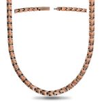 MagnetRX® Copper Magnetic Necklace - Ultra Strength Magnetic Necklace - 99.9% Pure Copper Necklace with Magnets (55 cm, Style: Classic)