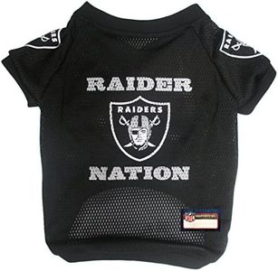 Pets First OAK-4000-SM Raiders Raglan Jersey, Multicolor, One Size