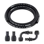 EVIL ENERGY 5/8 Fuel Hose Line Kit, 10AN Push Lock Hose Kit NBR SAE 30R7 10FT