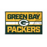 Rico Industries NFL Football Green Bay Packers Bold 3' x 5' Banner Flag Single Sided - Indoor or Outdoor - Home Décor