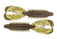 X Zone 3.5" Adrenaline Craw Jr. | Crawfish Lures for Bass, Trout, and More, Classic Aggressive Crayfish Lure Designed by Tournament Winner Brandon Palaniuk (7 Pack)